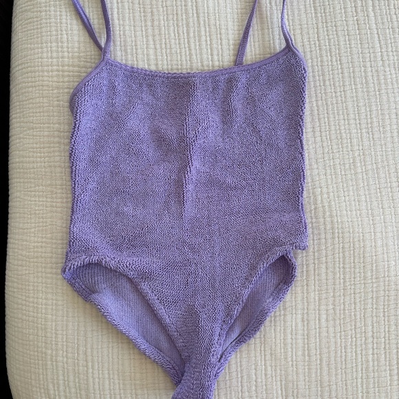 Hunza G Pamela One Piece Lilac Purple - Picture 2 of 4